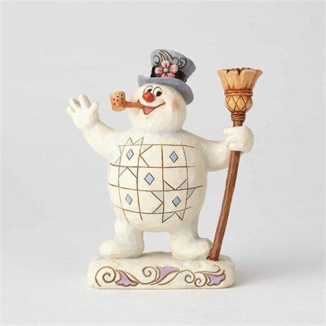 Jim Shore Frosty The Snowman With Broom 2018 Frosty The Snowmen Jim