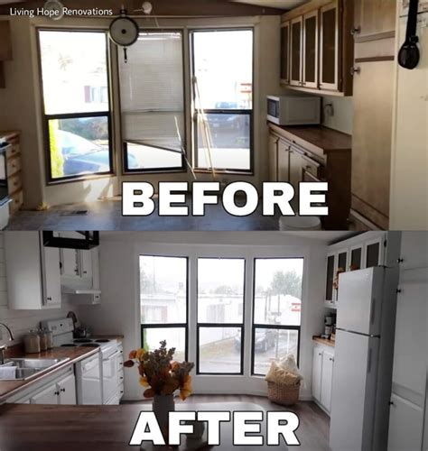 Before After 9 Mobile Home Remodels You Have To See Believe The Mhvillager