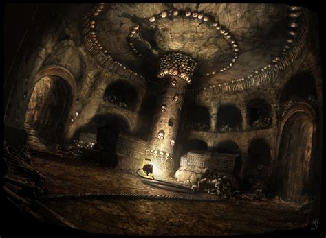 Artstation Catacombs Central Chamber