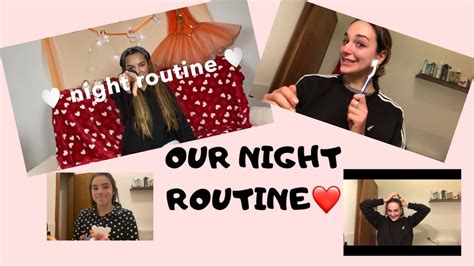 Our Night Routine😴💙💛 Youtube