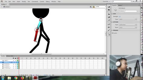 Tutorial Membuat Animasi Orang Berjalan Dengan Flash