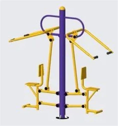 Manual Chest Cum Seated Puller For Outdoor Gym Equipments Model Name