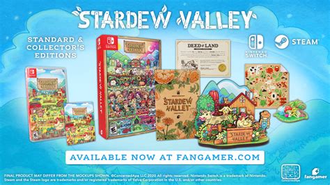 Stardew Valley Getting Physical Release And Collectors Editions For
