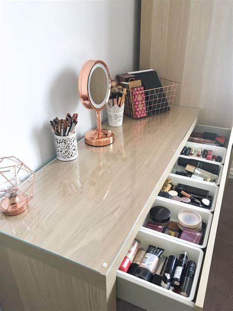 Home, creating a perfect dressing space for you.5. My makeup storage: Featuring the Ikea Malm dresser | Ikea ...