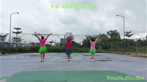 1 2 Cha Cha Cha Line Dance Demo Level Beginner Choreo Ria Vos