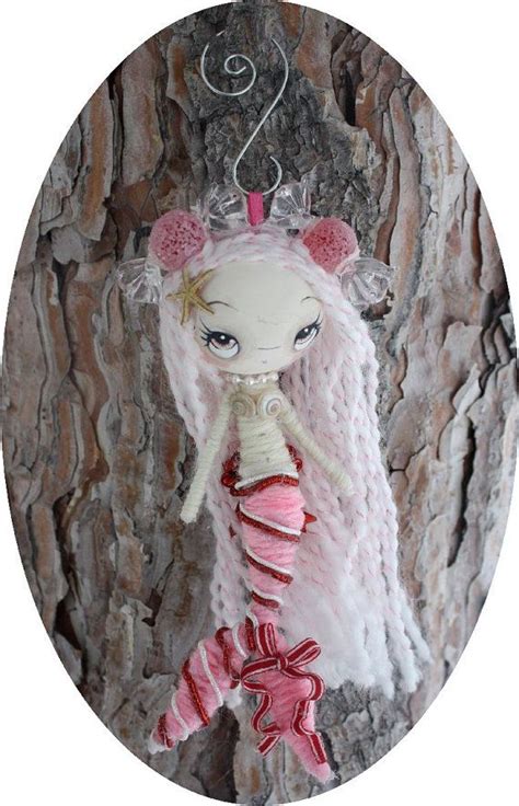 Mermaid Doll Ornament Pink Candy Starfish Tree Decoration Etsy