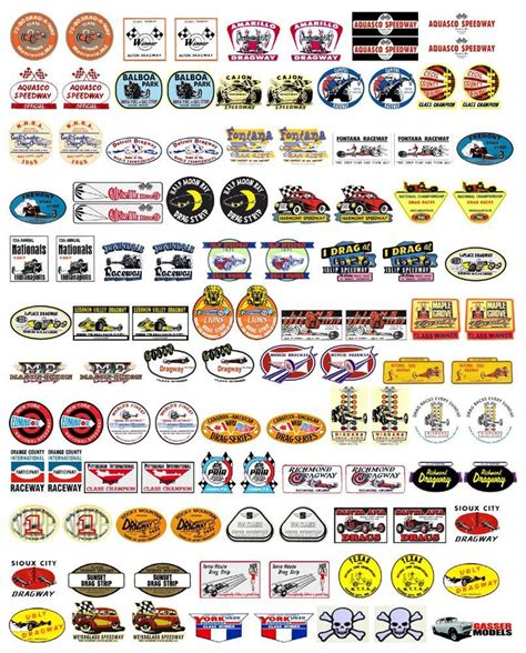 Gasser Models — Drag Strip Vol 2 Decals Model Cars Collection Decal