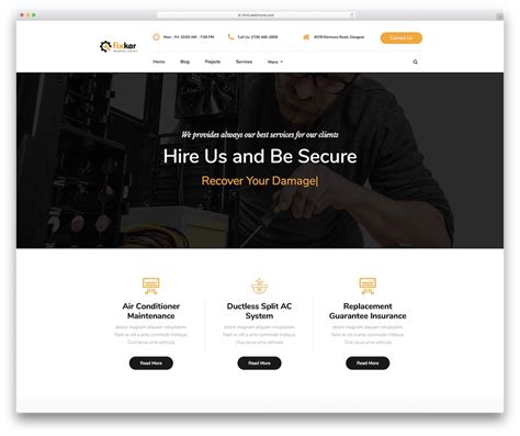 The large font and color combo create strong calls to action. 23 Top Car & Automotive Website Templates 2020 - Colorlib