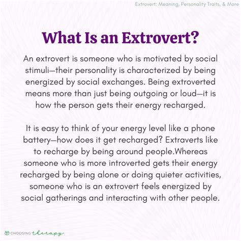 What Is An Extrovert