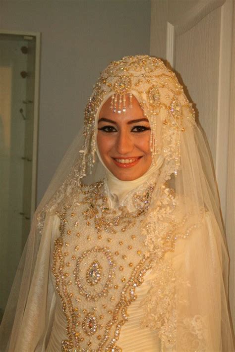 Turkish Brides ☪ Muslim Wedding Dresses Brides Wedding Dress Wedding Abaya Hijab Brides