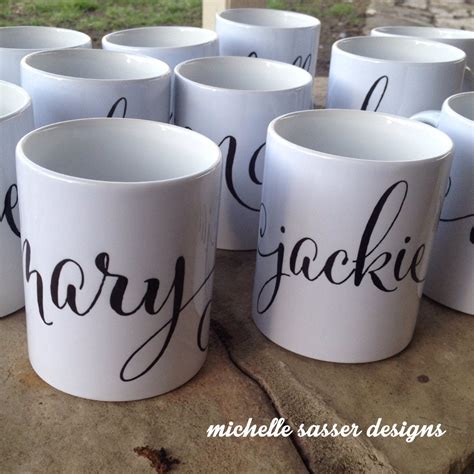 Mugs Etsy Custom Design Mug Custom Coffee Mug By Paperpiperprints On