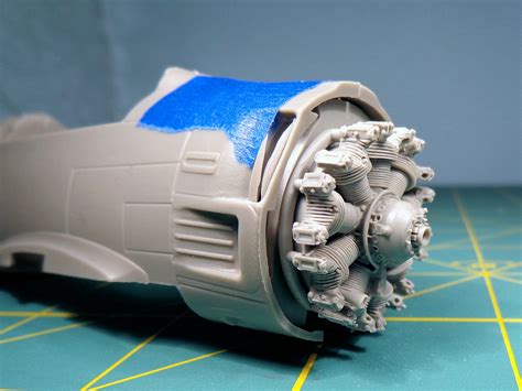 12 feet 7 inches wingspan: Review: T-28 Trojan Engine | IPMS/USA Reviews