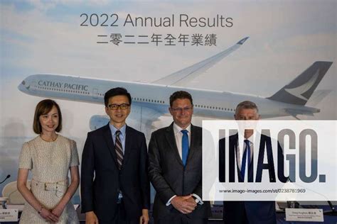 Hong Kong Cathay Pacific 2022 Annual Result From Left To Right Lavinia Lau Chief Customer And
