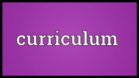 Are you looking for the meanings of v/c? Curriculum Meaning - YouTube