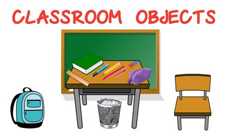 Enjoy Teaching English Classroom Objects Printables