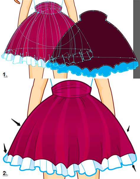 How To Draw Hair And Clothes For A Virtual Dress Up Doll In Illustrator