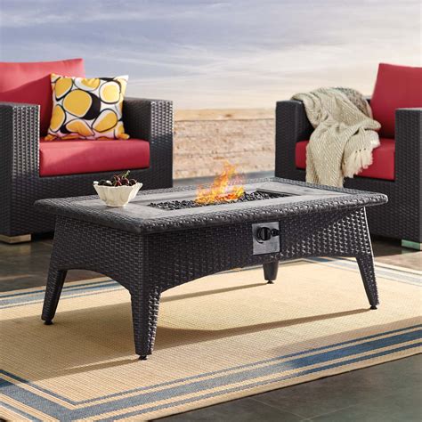 Tables walmart genoa coffee tables images lift coffee tables with glass coffee tables sets coffee table zuo modern civic amazing coffee table ikea ideal side table sets coffee tables at walmart coffee tables collection of interior decoration delightful round coffee tables walmart canada walmart. Modway Splendor Wicker Rattan Rectangular Propane Gas Fire ...