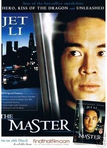 The Master Jet Li Hong Kong Kung Fu Martial Arts Action Movie Dvd