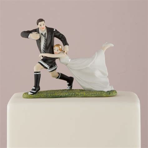 Love Tackle Bride And Groom Cake Topper The Knot Shop Bride And Groom Cake Toppers Wedding