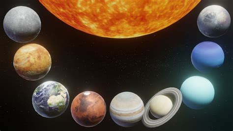 Low Poly Photorealistic Solar System 3d Model Cgtrader