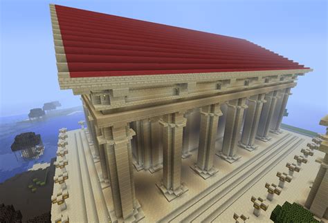 Large Greek Temple Minecraft Project