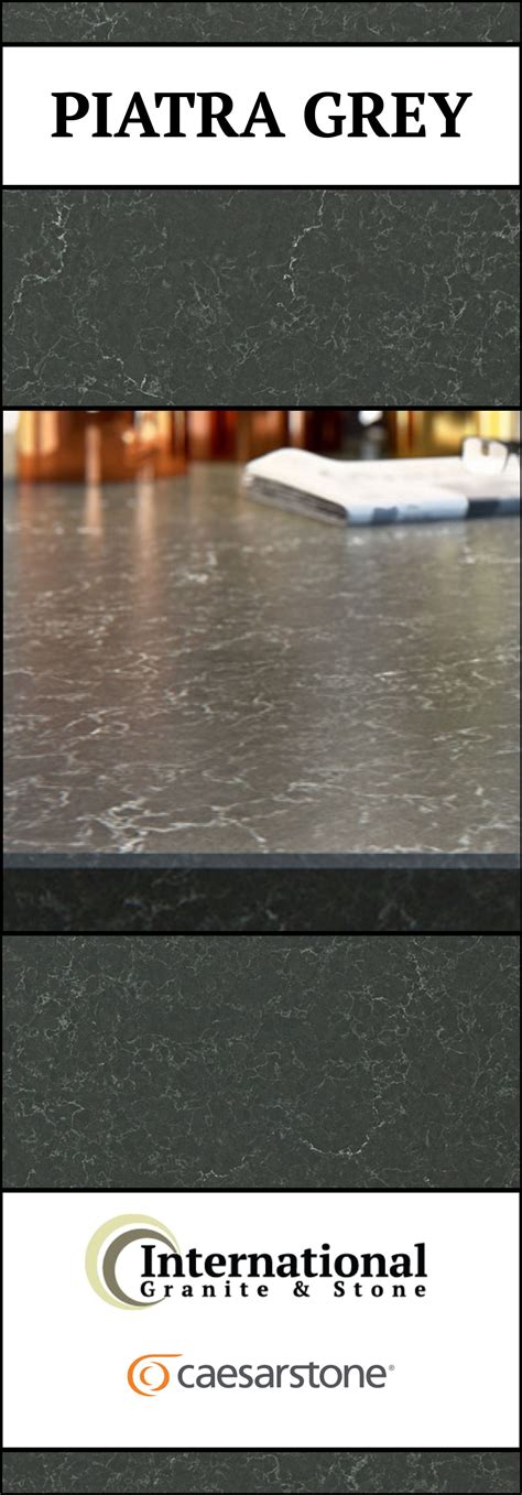 This beautiful iced grey quartz countertops is available in sizes : Piatra Grey Caesarstone Quartz | Countertops, Cost ...