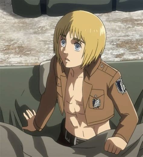 Armin 💛 What A Cute Body Haha 🤗 💪 Criarashingekinokyojin Armin