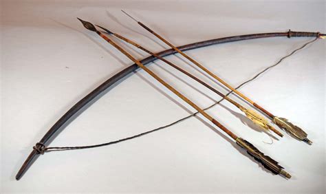 Bush Bow And Arrows Used By African Nomads Circa 1850 Bow Tattoo