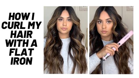 How To Curl Your Hair With A Straightener Tutorial 2020