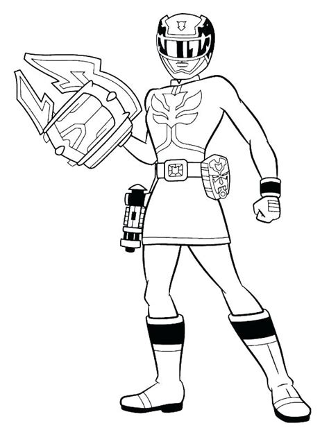Blue Power Ranger Coloring Pages At Free Printable