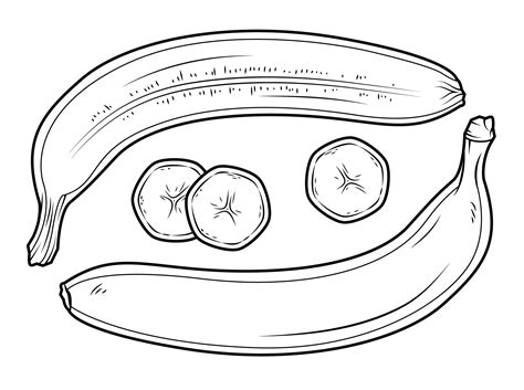 Banana Coloring Pages - Best Coloring Pages For Kids
