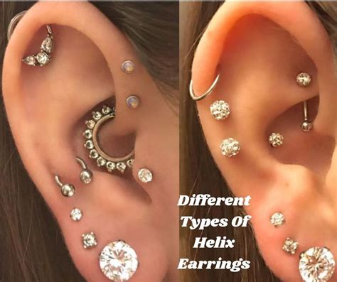 Different Types Of Helix Earrings That You Should Know Earrings Review