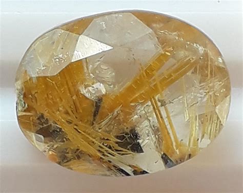 Golden Rutilated Quartz Oval Cut 468ct Responsibly Sourced From An