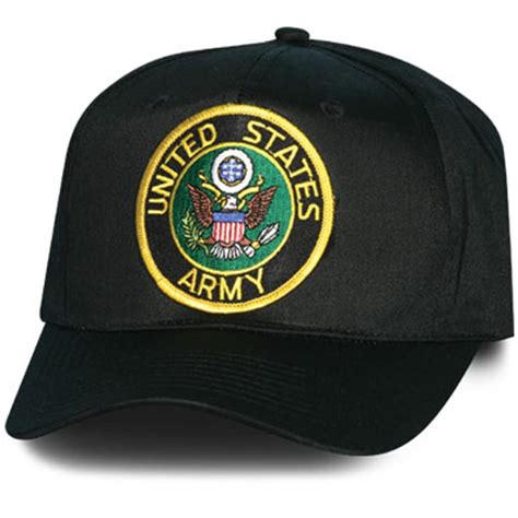 United States Army Crest Patch Black Ball Cap North Bay Listings