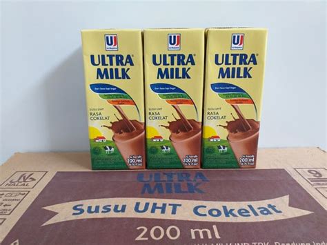 Jual Susu Ultra Milk Coklat 200 Ml Di Lapak Gwen Market Bukalapak