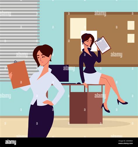 Personal Assistants Stock Vector Images Alamy