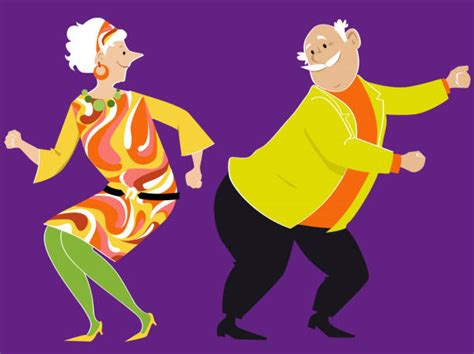 Old Man Dancing Illustrations Royalty Free Vector Graphics And Clip Art