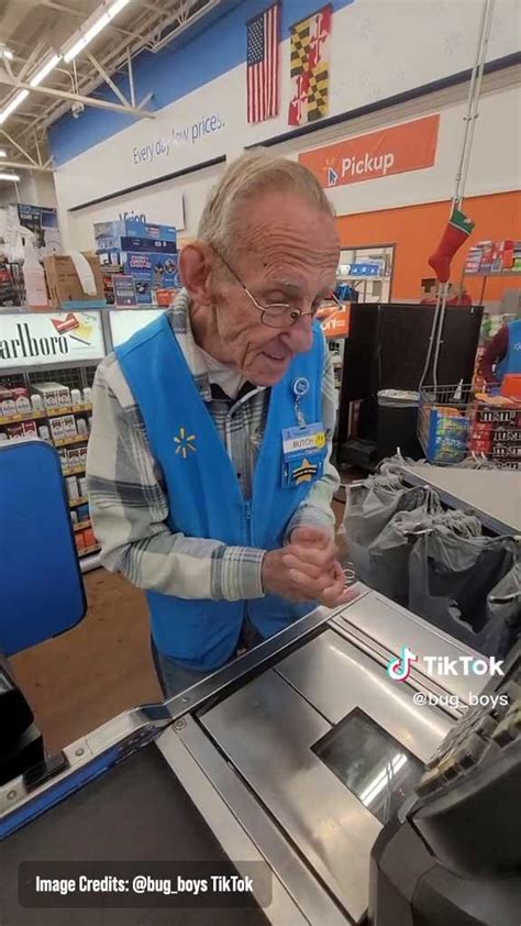 Walmart Employee 82 Finally Retires After Viral Tiktok Video Raised Over 100000 On Gofundme