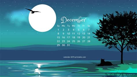 Free Download December 2019 Calendar Wallpaper 2019 Calendars In 2019