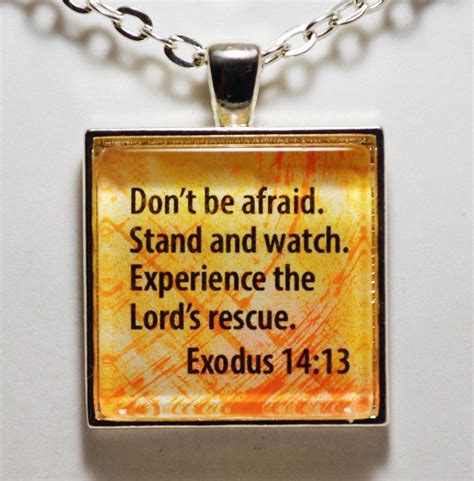 Exodus 1413 Dont Be Afraid Stand And Watch The Etsy In 2020