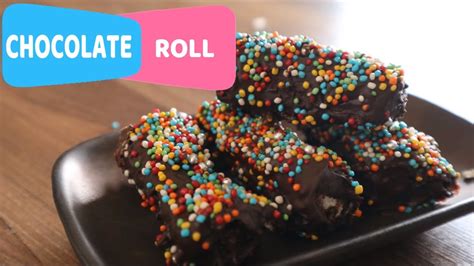Chocolate Roll Recipe Childrens Day Special Recipe For Kids Party