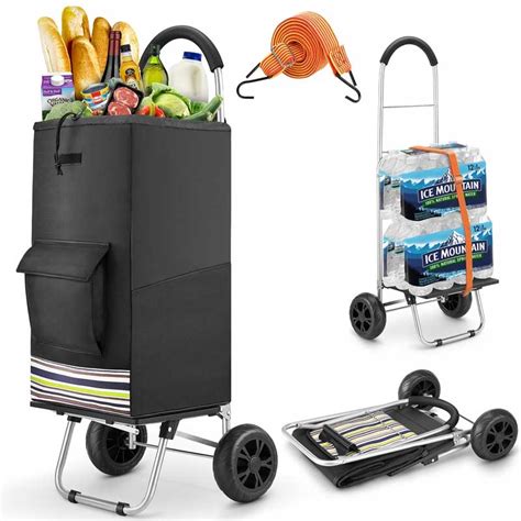 Home Grocery Shopping Cart Bold Trolley Baggage Car Xbstc Hand Cart