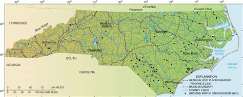 River Map North Carolina