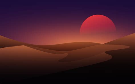 Desert Background With Full Moon 3021658 Vector Art At Vecteezy