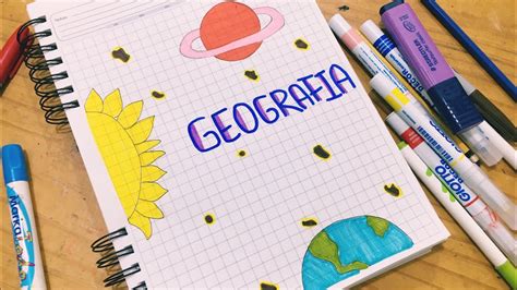 Dibujos De Portadas Para Cuadernos De Geografia Reverasite