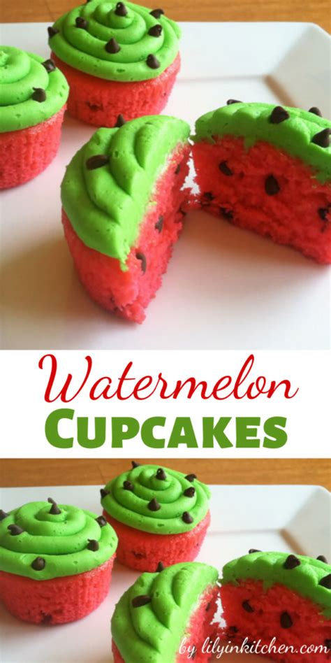 Watermelon Cupcakes Recipes