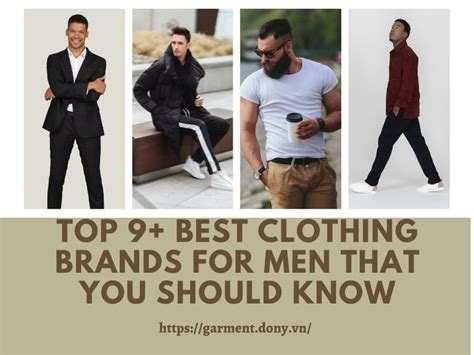 Top 9 Best Clothing Brands For Men That You Should Know 2023