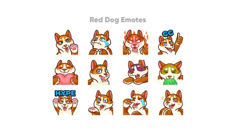 Dog Custom Emotes For Twitch Youtube And Discord Download Now In