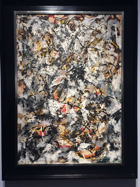 Jackson Pollock 1912 1956 Composition With Red Strokes 1950