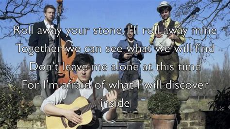 Roll Away Your Stone Mumford And Sons Official Lyrics Youtube